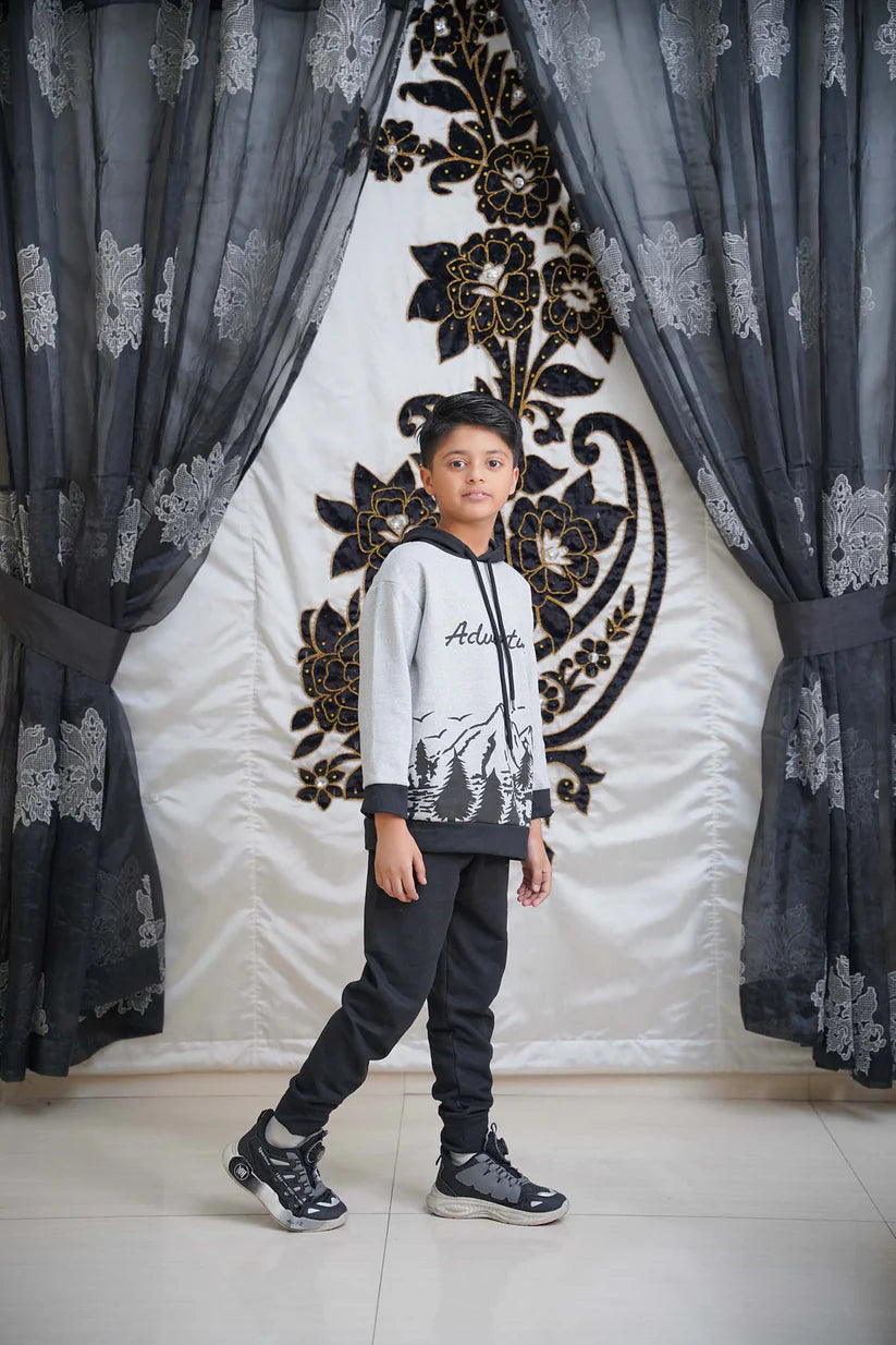 Adventure Printed Kids Winter Suit
