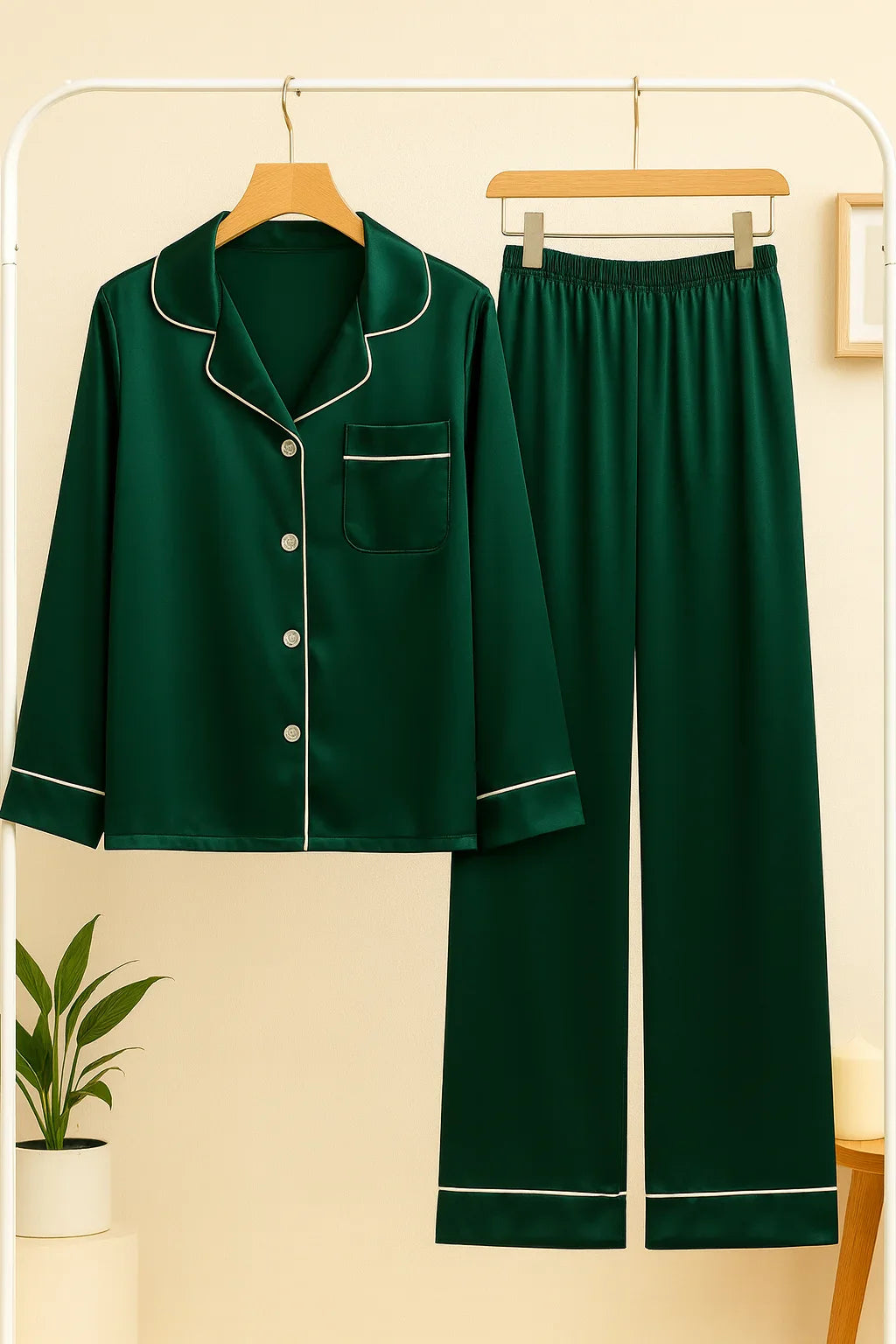 Green Silk Dress