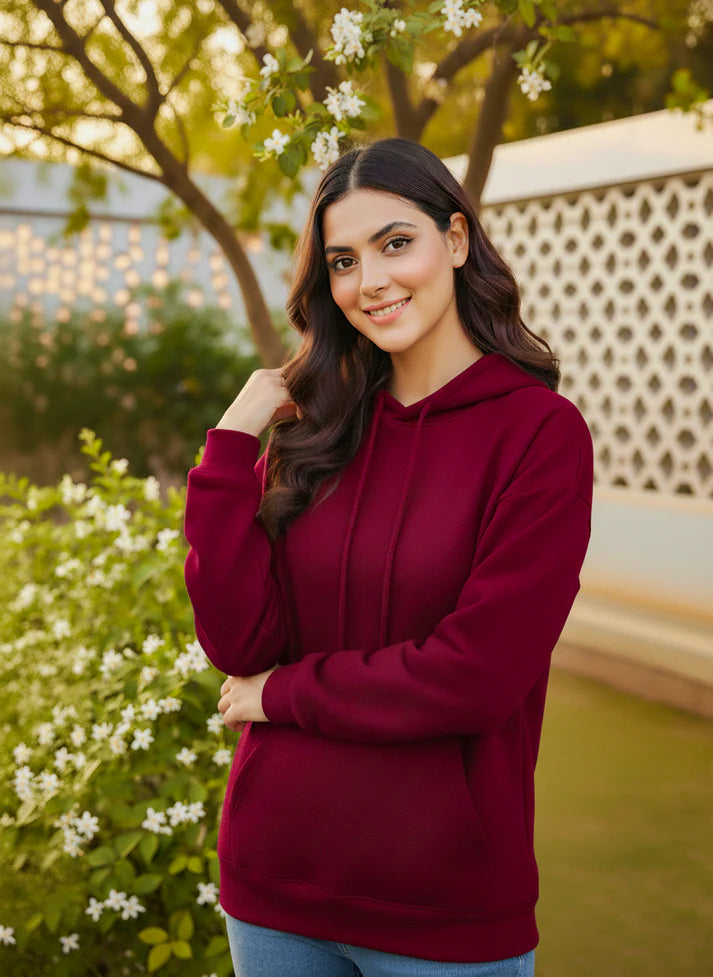 Winter Basic Hoodie For Women