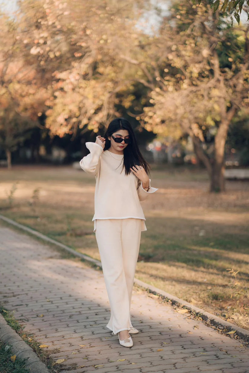 Winter Coffee Color Palazzo Co-Ord Set