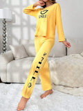 Smile Forever Printed Summer Night Suit