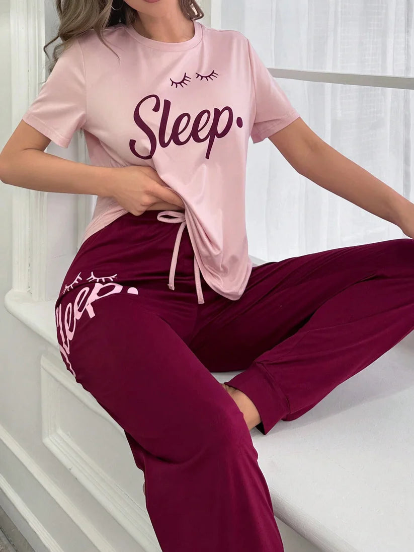 Sleepy Eyes Printed Summer Night Suit