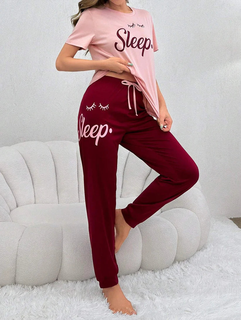 Sleepy Eyes Printed Summer Night Suit