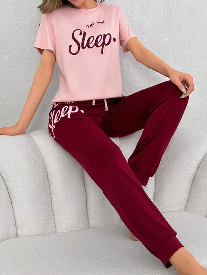 Sleepy Eyes Printed Summer Night Suit