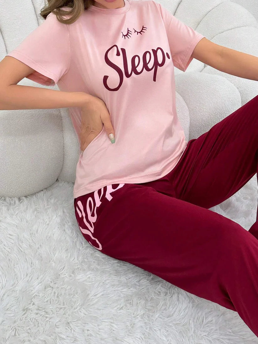 Sleepy Eyes Printed Summer Night Suit