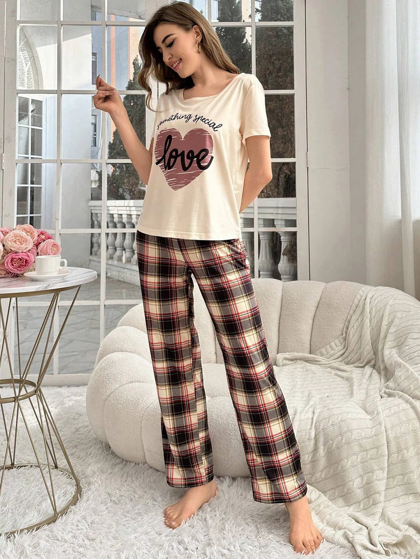 Something Special Printed Summer Night Suit