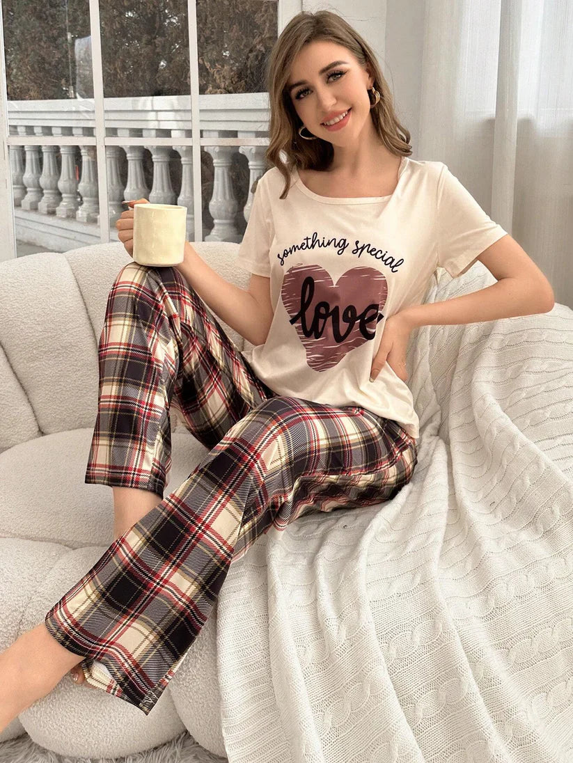 Something Special Printed Summer Night Suit
