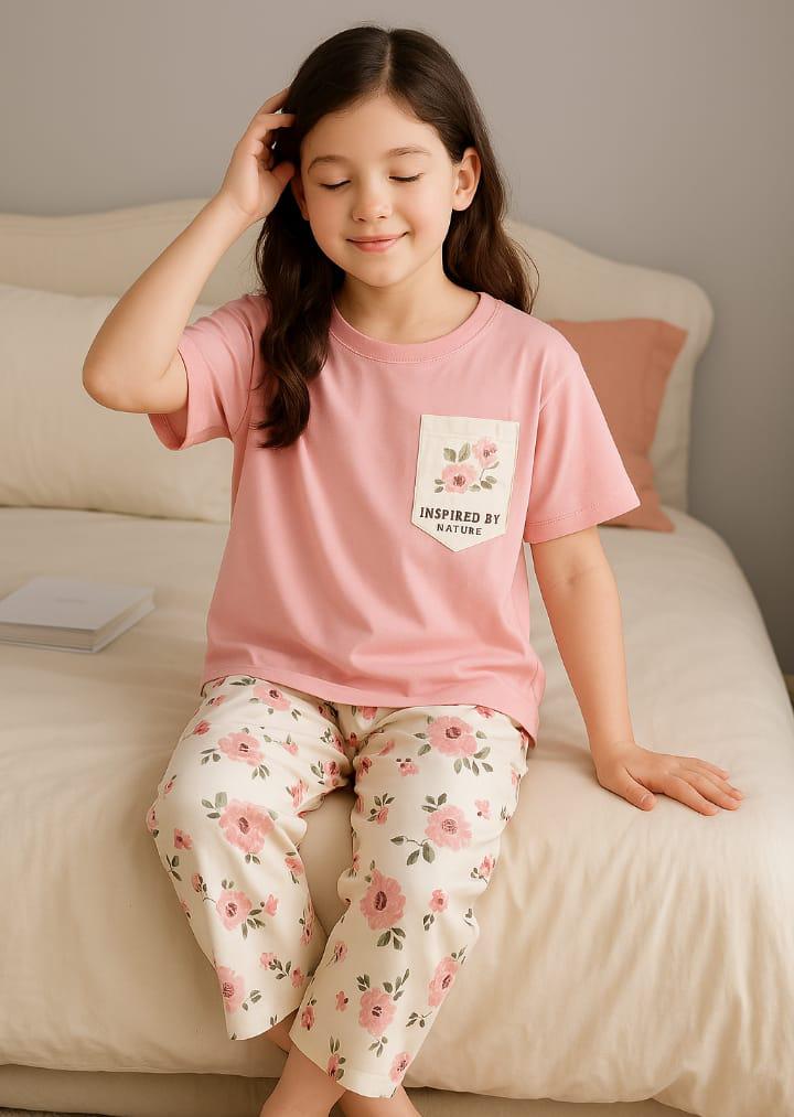 Pocket Printed Night Suit