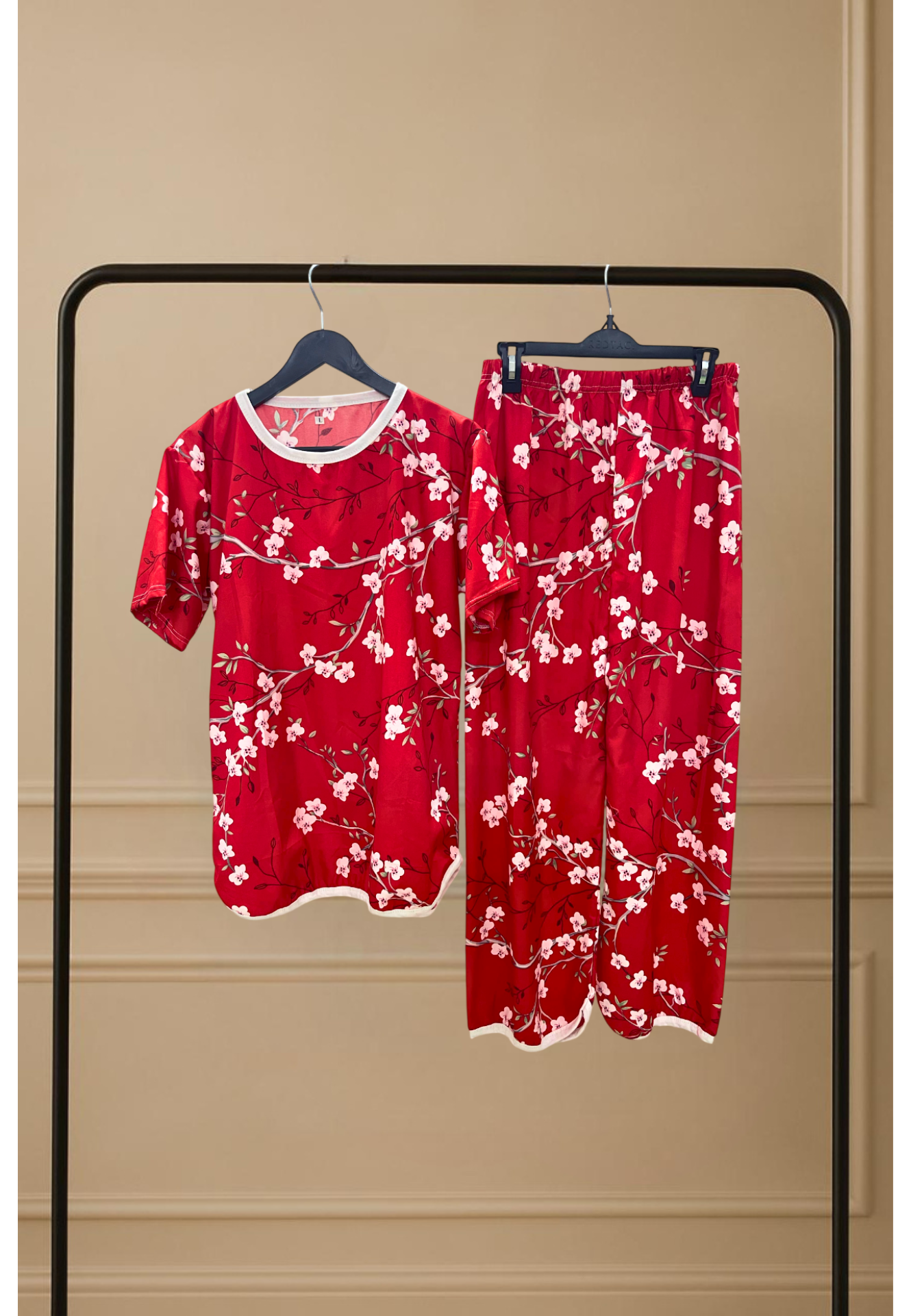 CHERRY BLOOM PRINTED SHIRT AND TROUSER