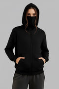 Balaclava Ninja zipper Hoodie & jackets For Women