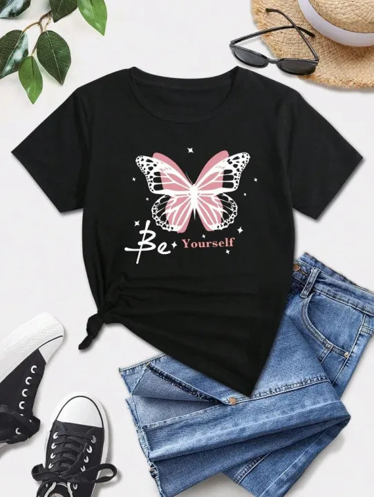 Be Yourself Butterfly Tee