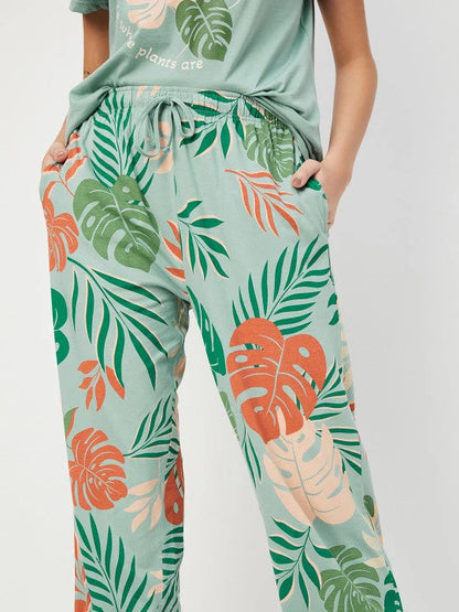 Tropical Printed Summer night suit