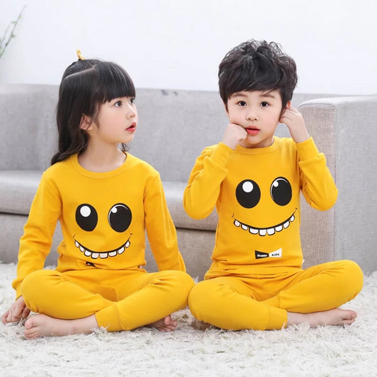 Yellow Smiley Kids Suit