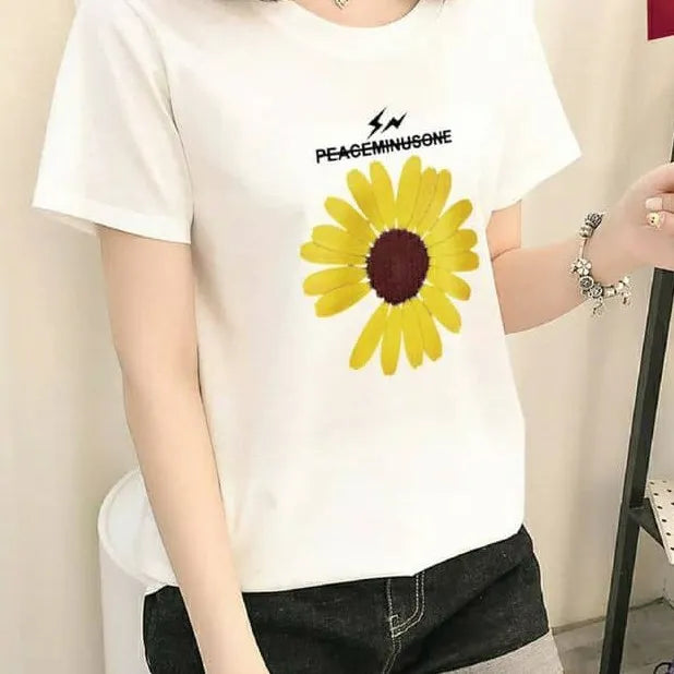 Peace Blossom Graphic Tee