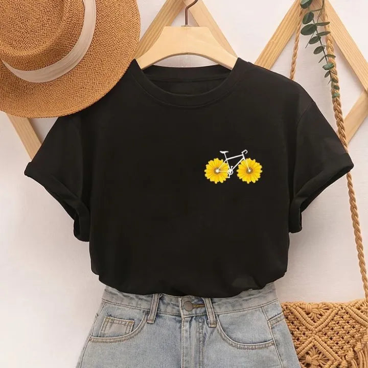 Floral Ride Graphic Tee