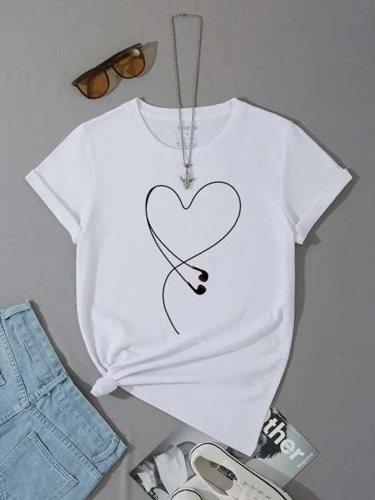 Music Heart Graphic Tee