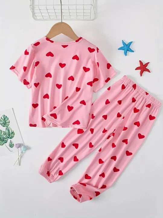 Sweet Hearts Kids Night Suit