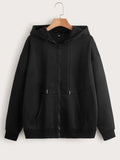 Simple Comfort black Hoodie & Jacket