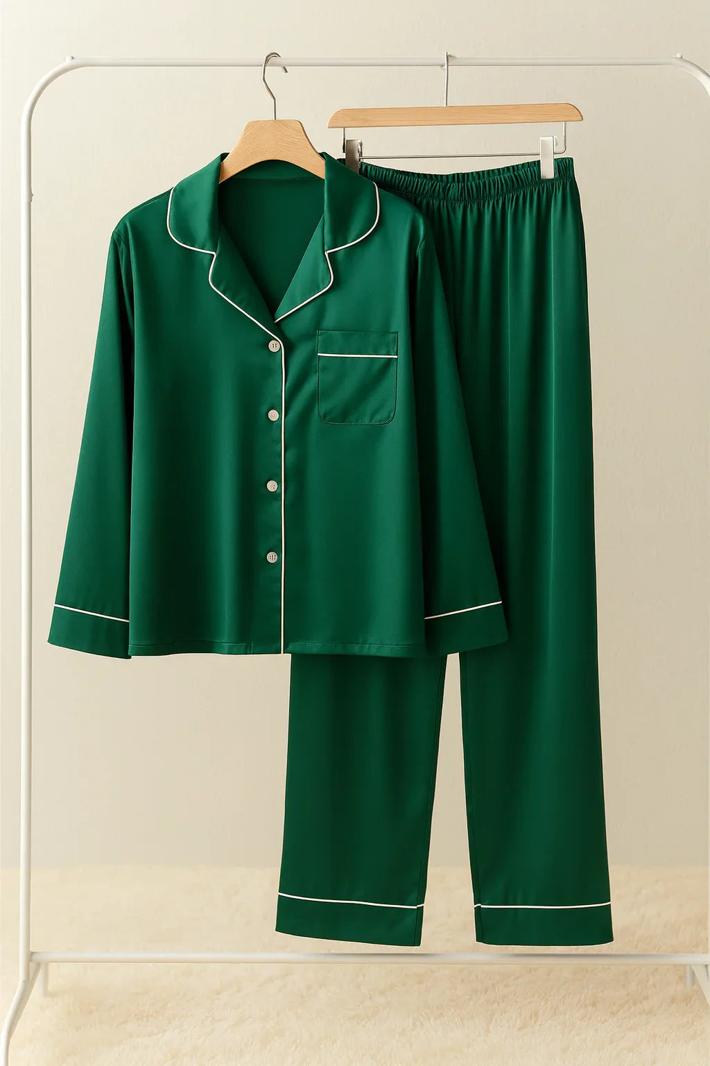 Green Silk Dress