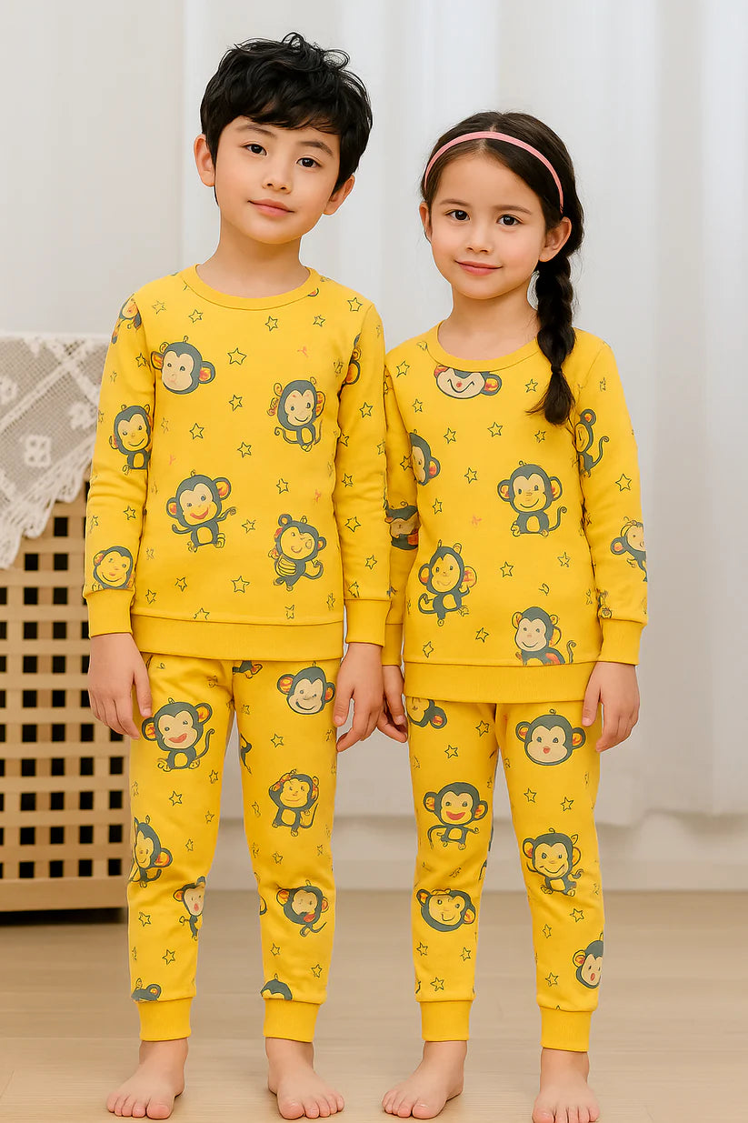 Monkey Printed Kids Winter Suit (Each)