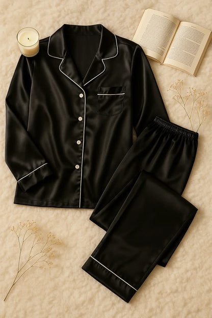 Black Silk Dress