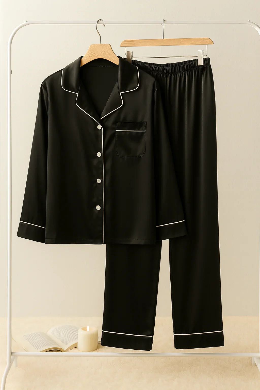 Black Silk Dress