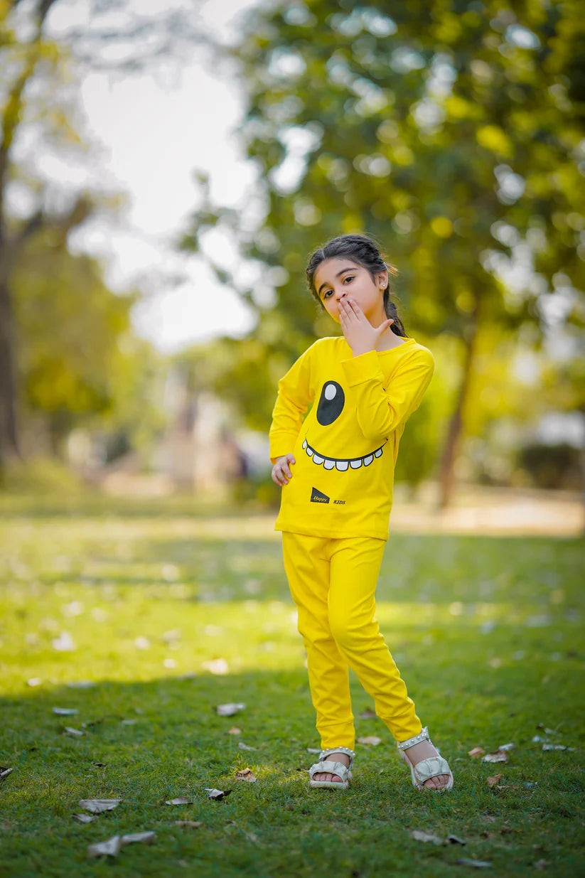 Yellow Smiley Kids Suit (Each)
