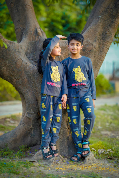 Charcoal Bear Kids Suit (Each)