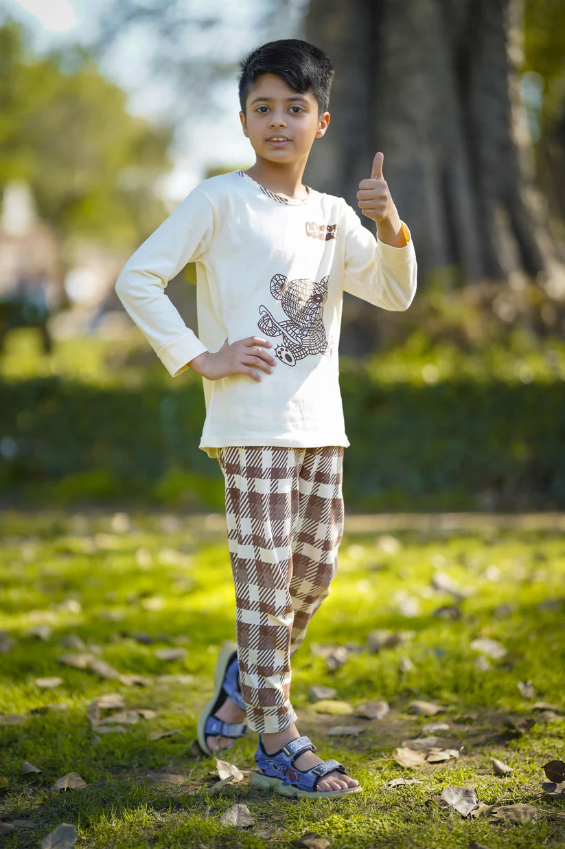 Check Bear Kids Suit (Each)