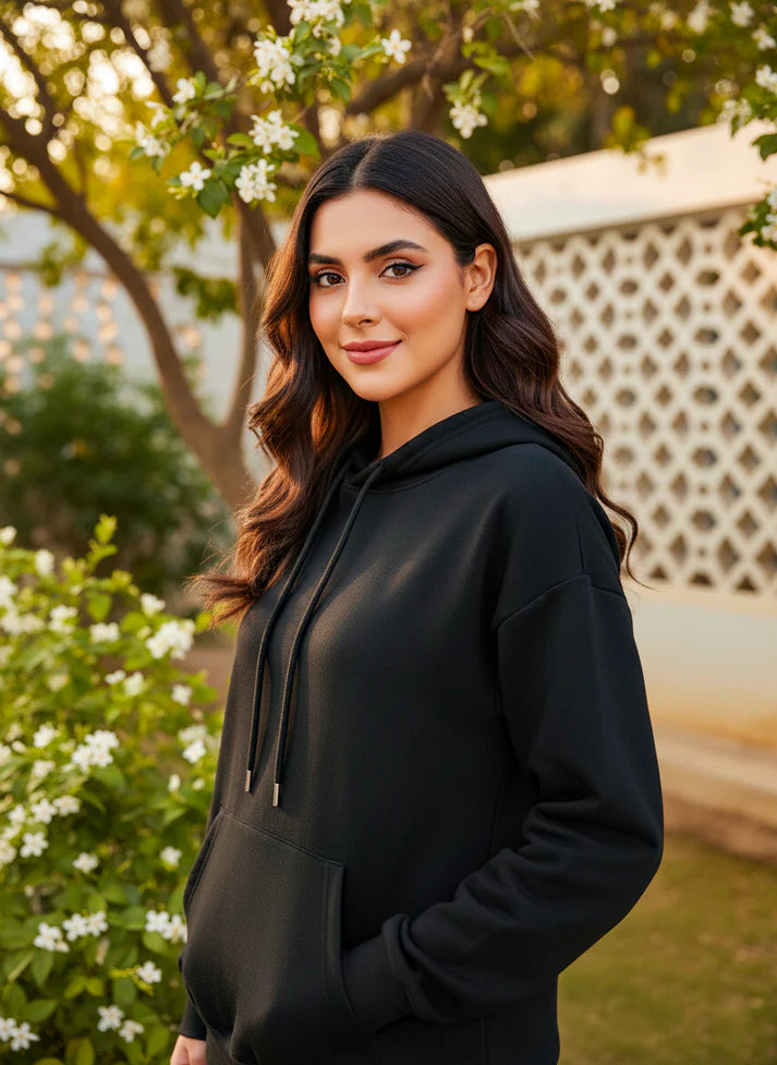 Winter Basic Hoodie For Women