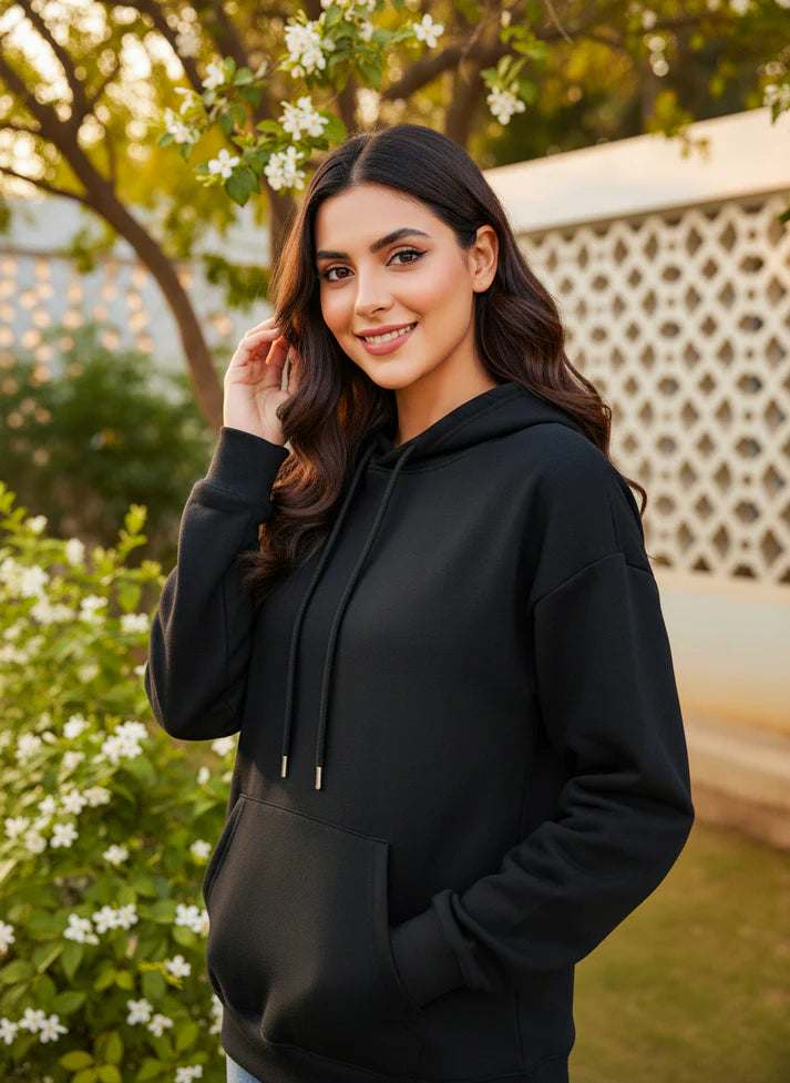 Winter Basic Hoodie For Women