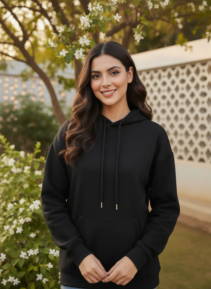 Winter Basic Hoodie For Women