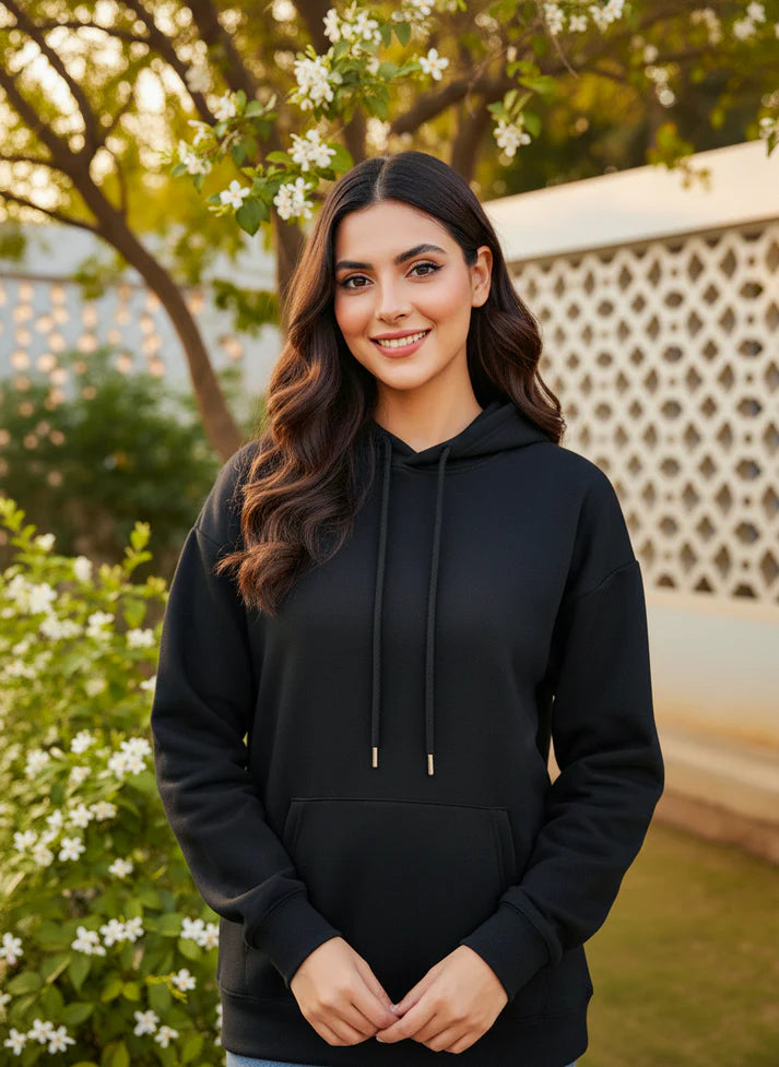 Winter Basic Hoodie For Women