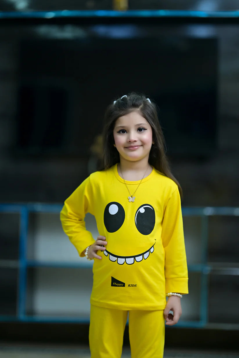 Yellow Smiley Kids Suit (Each)