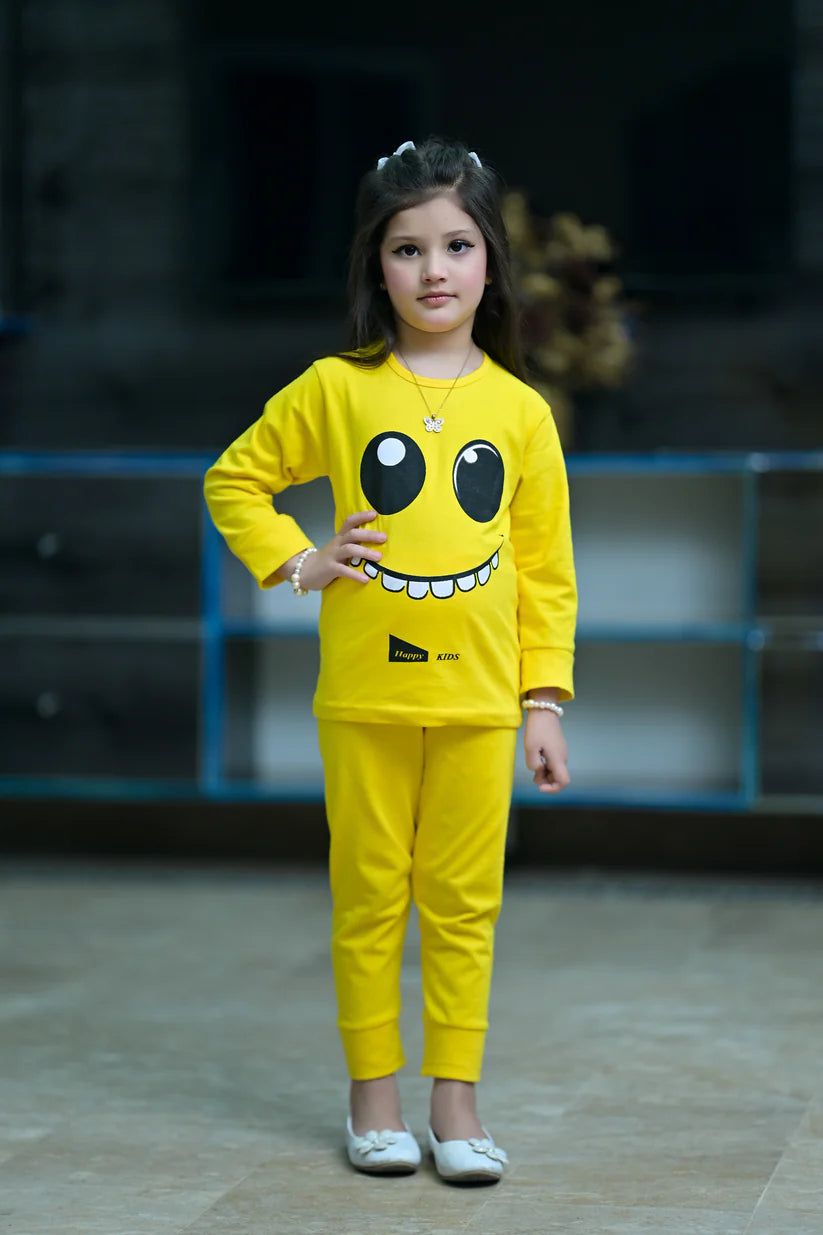 Yellow Smiley Kids Suit (Each)