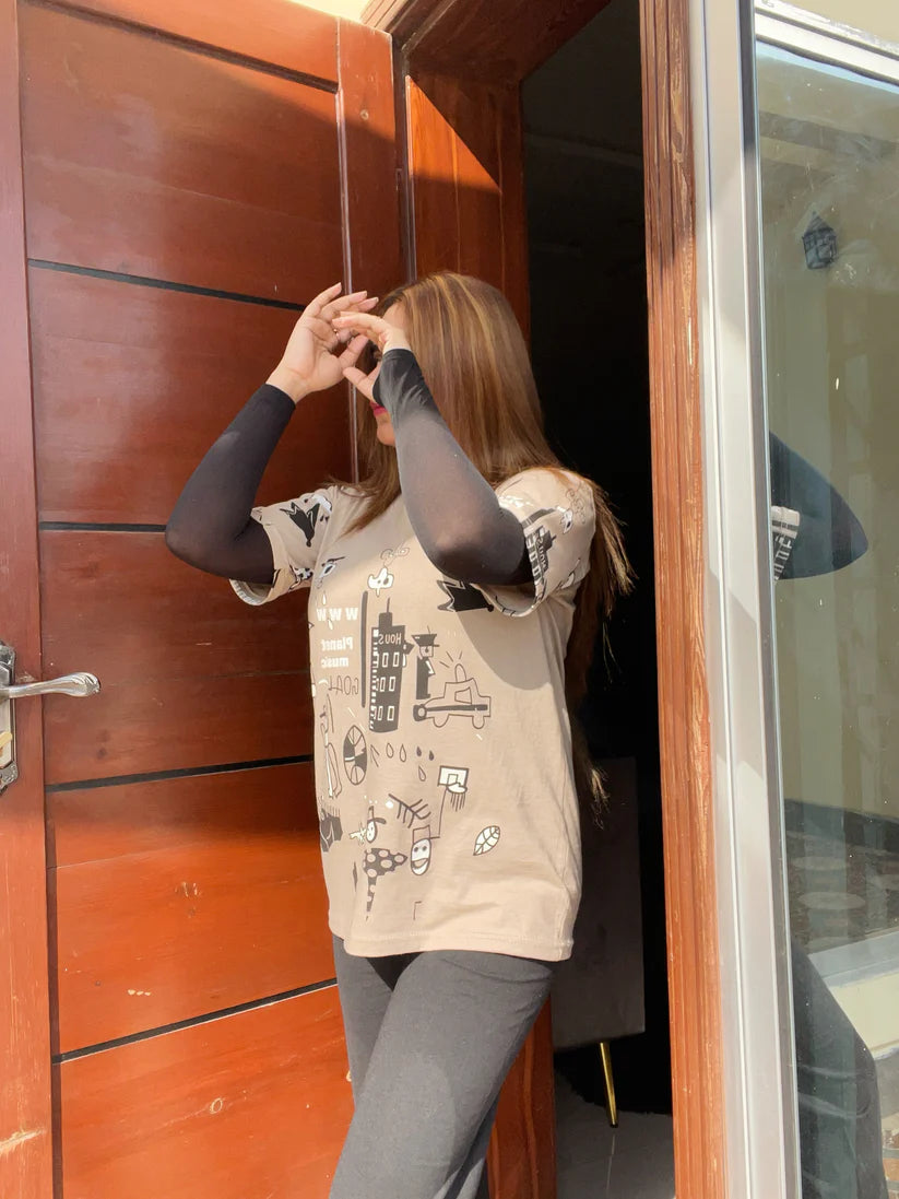 Funcky Printed Night Suit