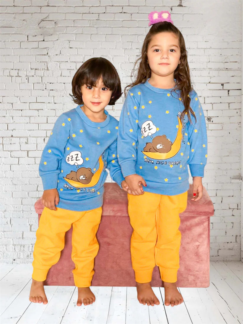 Moon Printed Kids Winter Suit (Each)