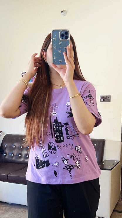 Funcky Printed Night Suit