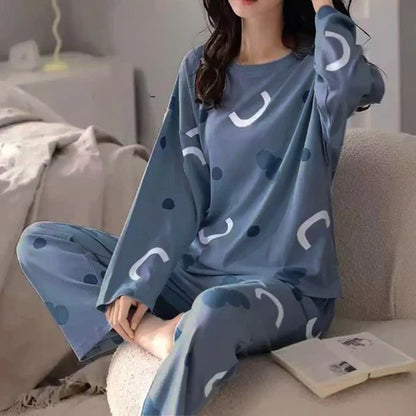 Pattern Printed Summer Night Suit