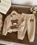 Teddy Bear Printed Kids Winter Suit