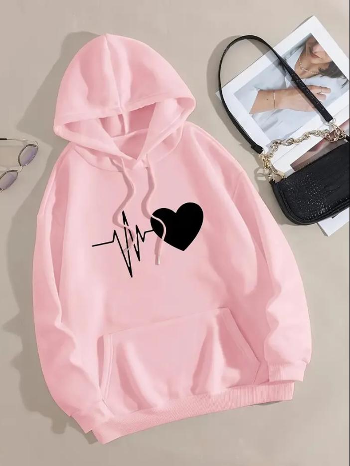Heartbeat Graphic Hoodie