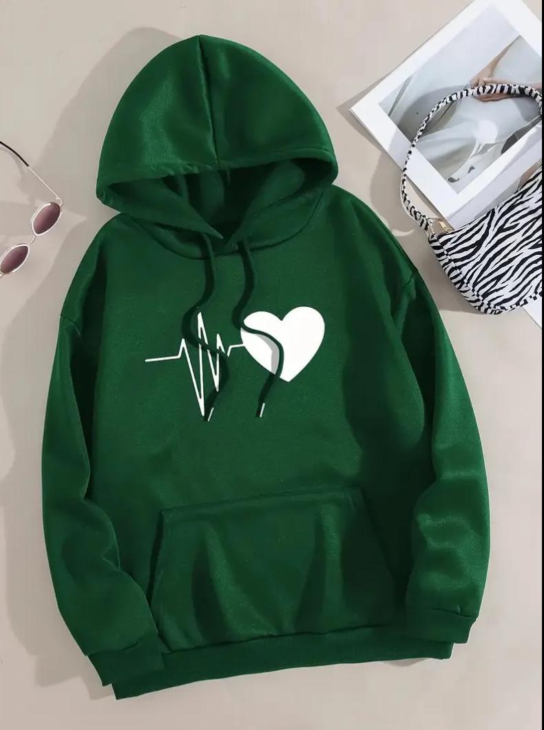 Heartbeat Graphic Hoodie