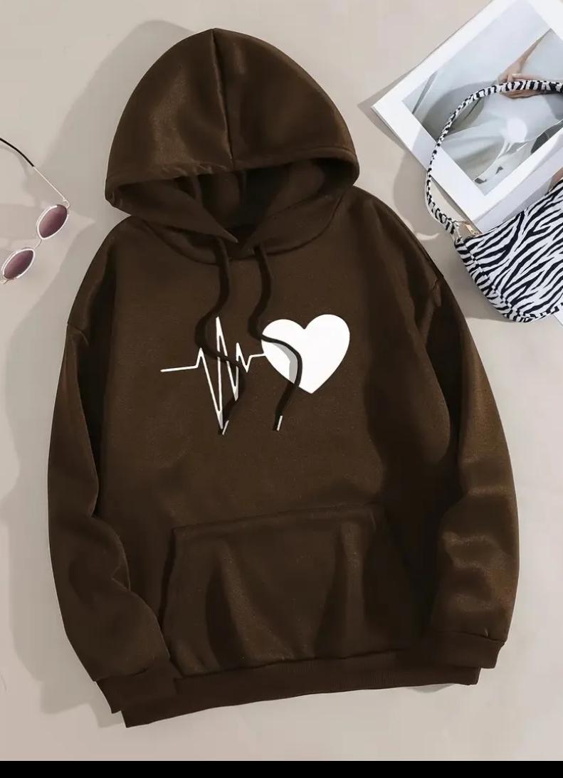 Heartbeat Graphic Hoodie
