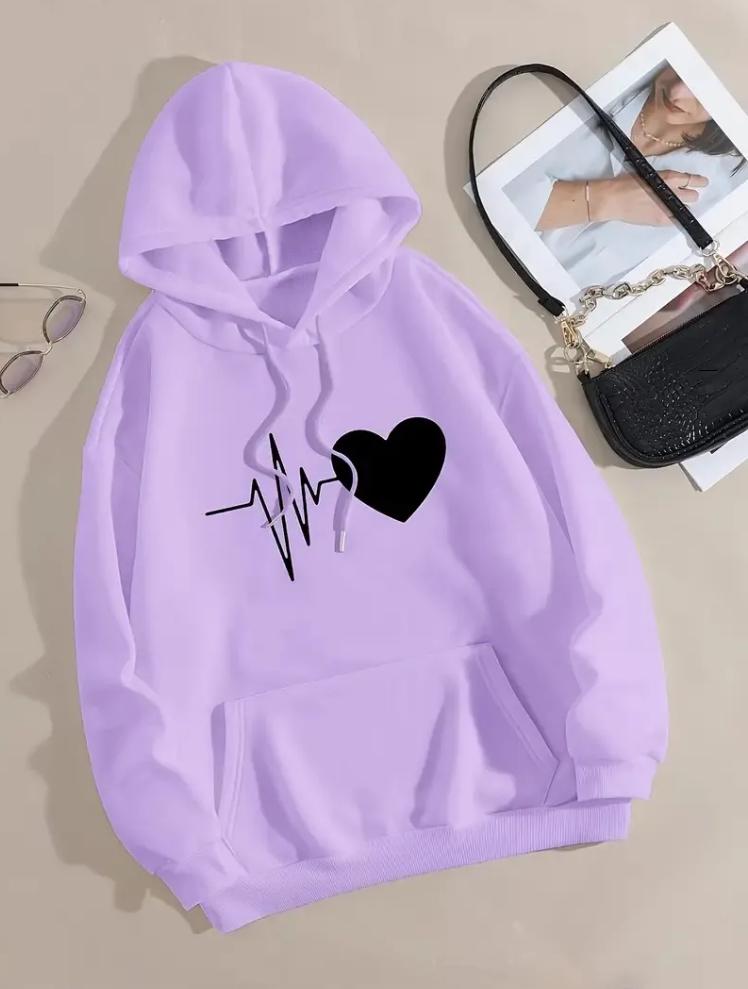 Heartbeat Graphic Hoodie