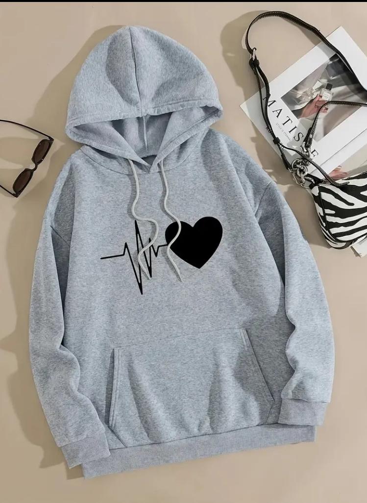 Heartbeat Graphic Hoodie