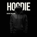 Basic Black Winter Hoodie
