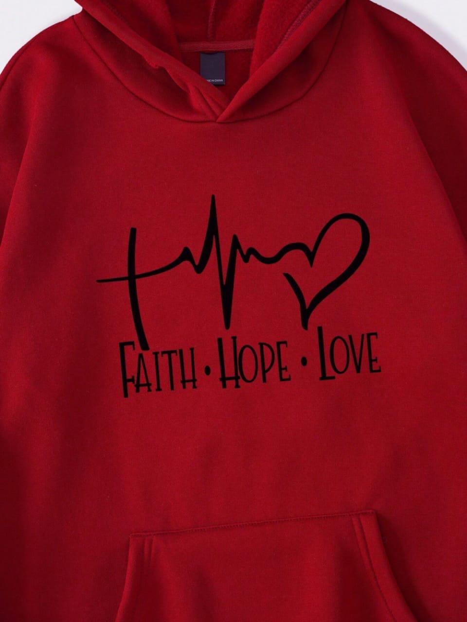 Faith, Hope, Love Hoodie