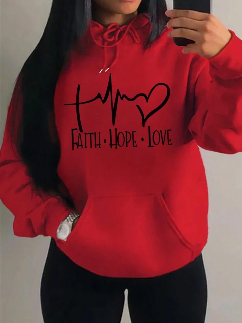 Faith, Hope, Love Hoodie