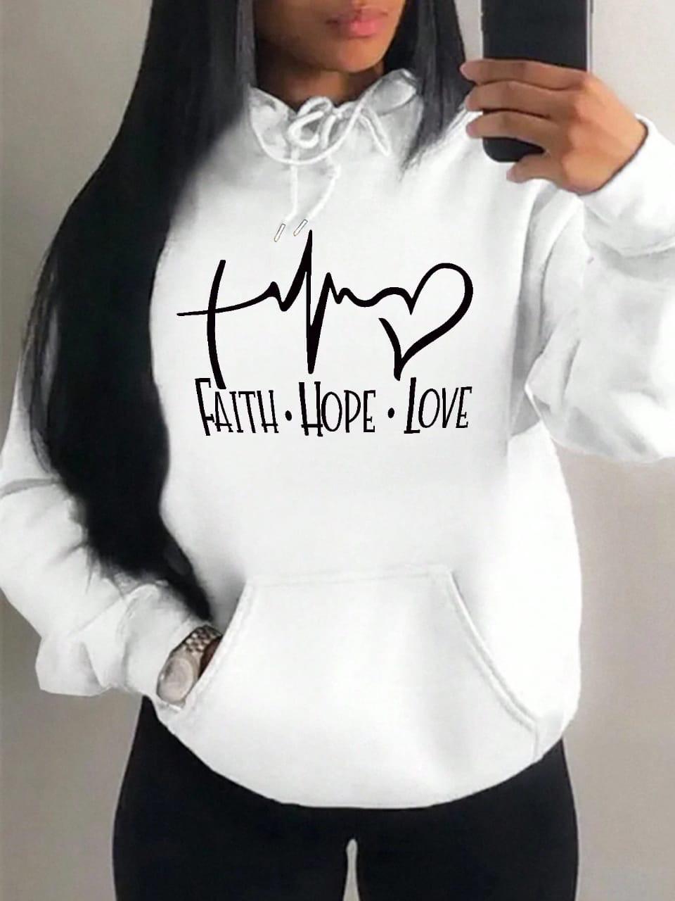 Faith, Hope, Love Hoodie