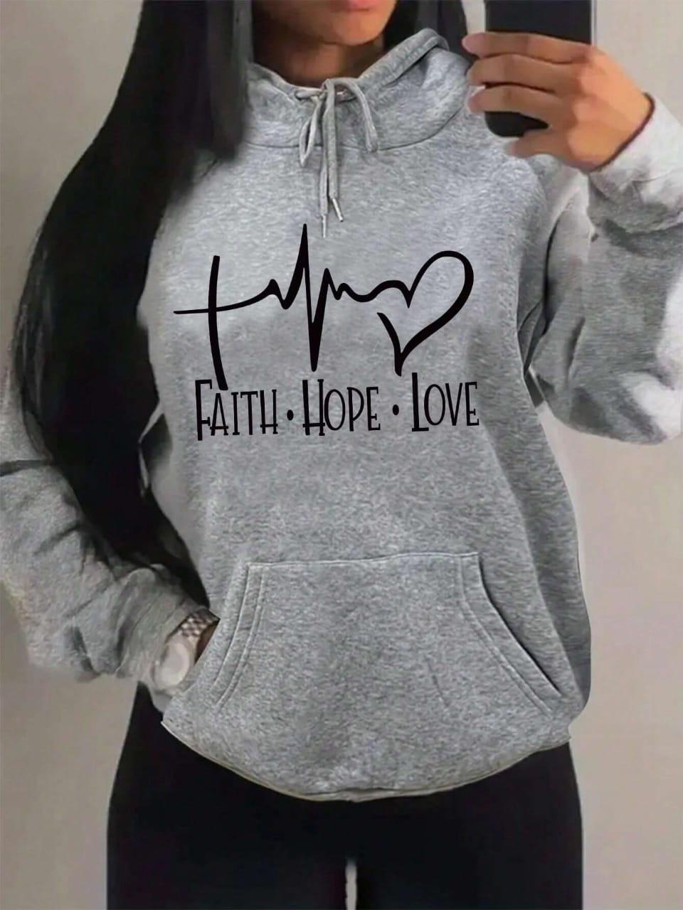 Faith, Hope, Love Hoodie